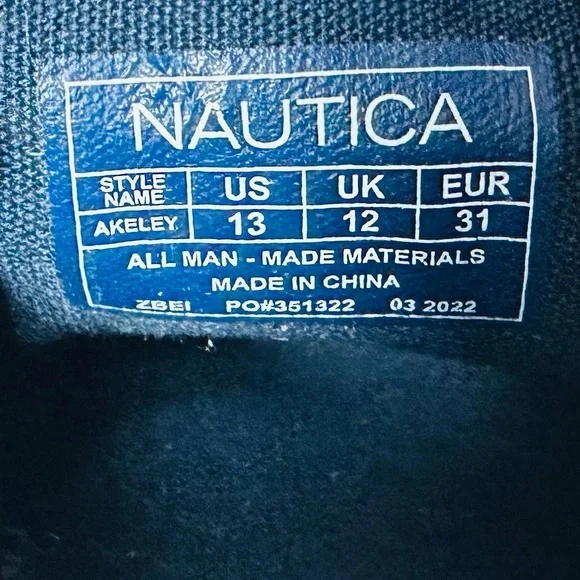 Nautica Brown Slip-On Kids Shoes with Elastic Panels - Picture 7 of 7